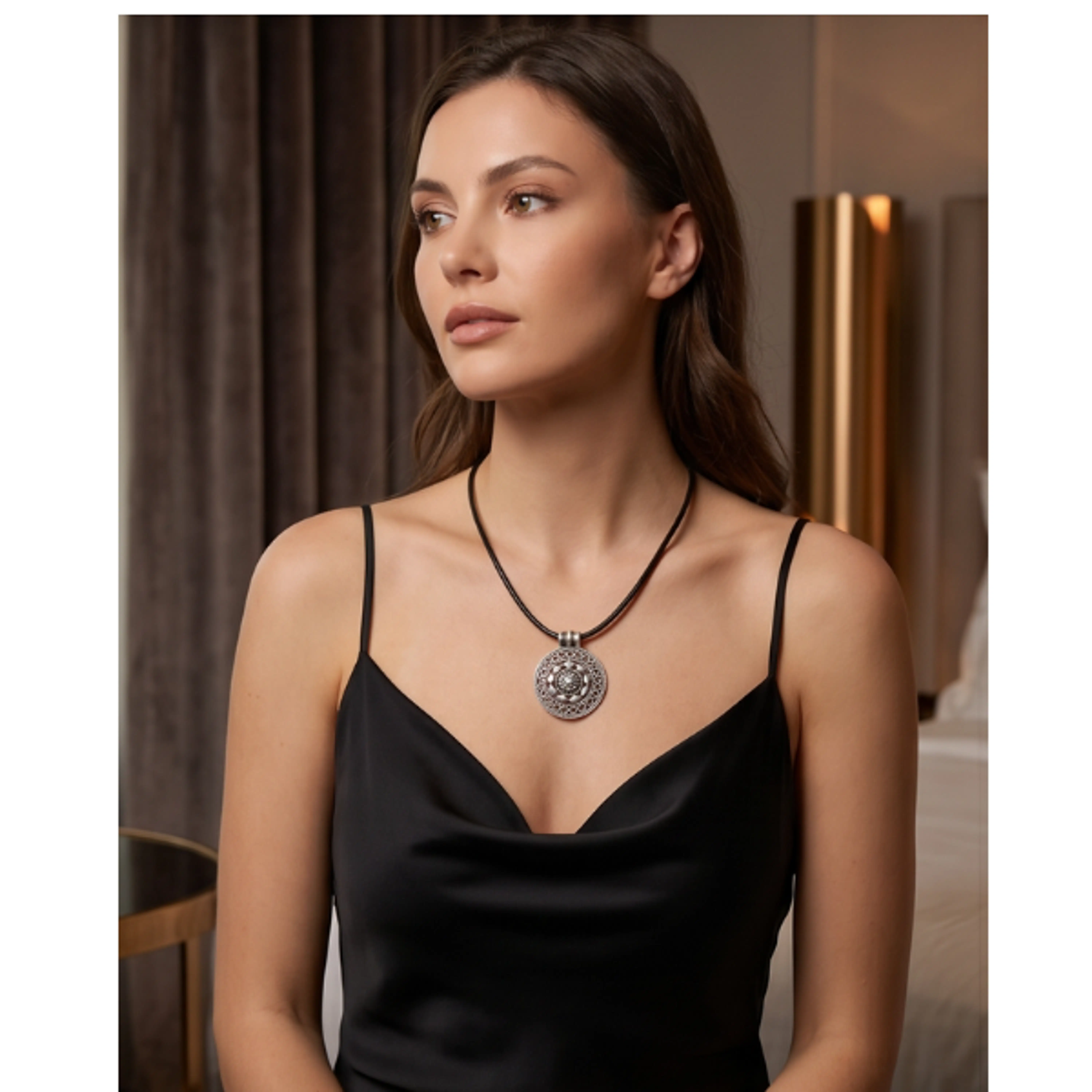  Mandala Choker Kolye